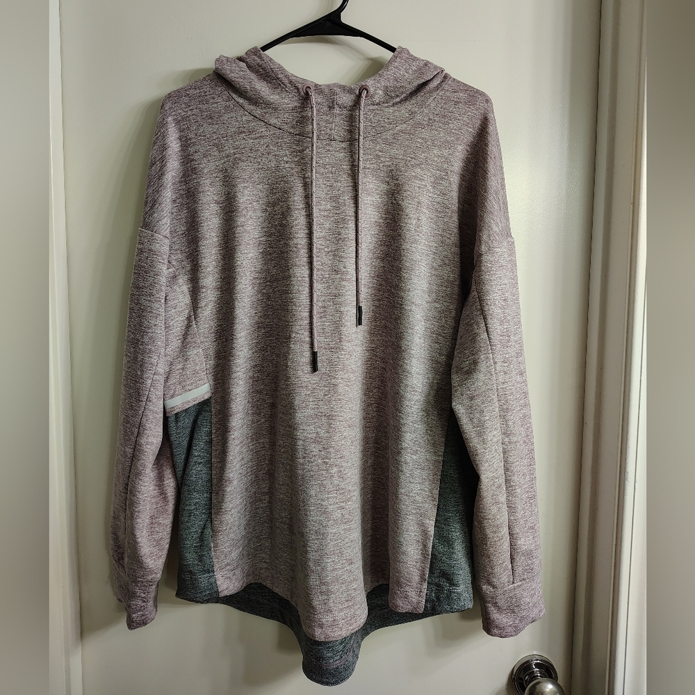 Tangerine Gray and Purple Sweatshirts & Hoodies